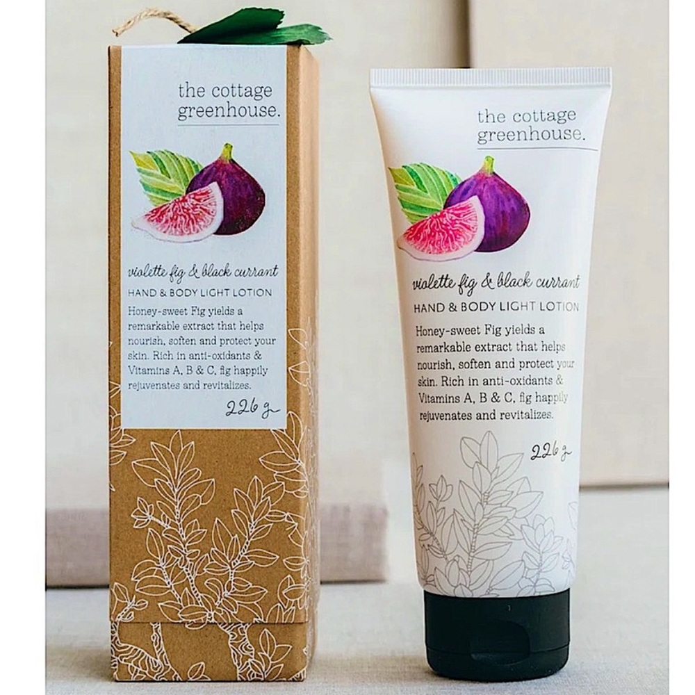 New!🧴🏔️🫎The Cottage Greenhouse Violet Fig & Black Currant Hand & Body Lotion